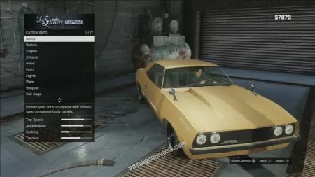 gtav vehicle Declasse Vigero middle size