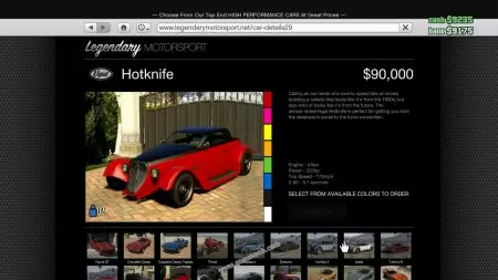 gtav vehicle Hotknife middle size