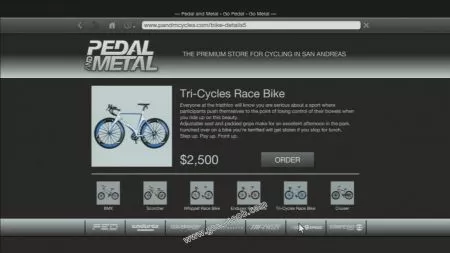 gtav vehicle Tri-Cycles Race Bike middle size