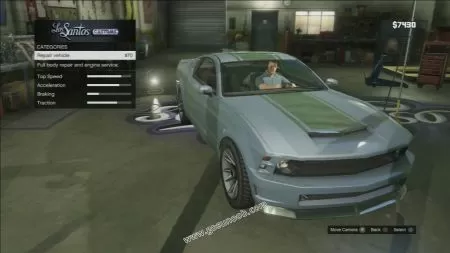 gtav vehicle Vapid Dominator middle size